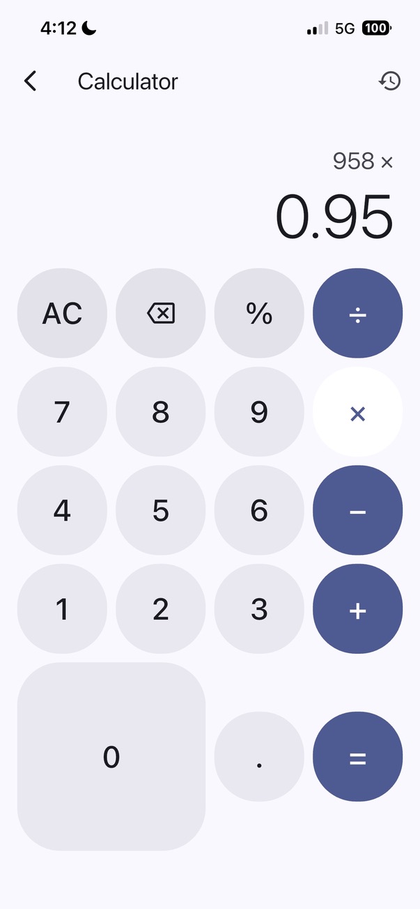 Numbers. That's it. History when you need to go back and check.